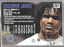 1999 Skybox Dominion Rookies Edgerin James 207 Indianapolis Colts