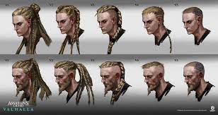 Eivor Hairstyles Art Assassin S Creed Valhalla Art Gallery Assassins Creed Assassin S Creed Valhalla Assassins Creed Artwork