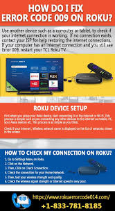 How Do I Fix Error Code 009 On Roku In 2020 Error Code Coding Roku