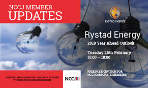 We did not find results for: Member Update Rystad Energy 2019 Year Ahead Outlook Norwegian Chamber Of Commerce In Japan