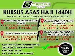 Kursus haji 1439h 2018m siri 10 2 larangan ihram 2 ustaz drs sapawi che mat. Masjid Bandar Tun Hussein Onn Assalamualaikum Wbt Kursus Asas Haji Mbtho 1440h 2019 Kursus Asas Haji Kah Anjuran Th Dengan Kerjasama Masjid Btho Bagi Tahun 1440h 2019 Akan Bermula Pada Hari Sabtu Tarikh