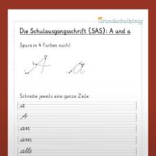 Grundkurs Buchstaben Schreiben Sas Vorschau 1 In 2020 Schulausgangsschrift Schreiben Lernen Schreibschrift Uben