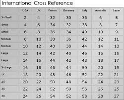 Matter Of Fact International Cloth Size Chart International