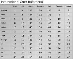 matter of fact international cloth size chart international