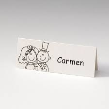 Tischkarte Namenskartchen Din A4 Bogen Ex721774 Comic Karikatur Tischkarten Karten Und Karte Hochzeit