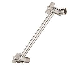 More luxurious and playful shower. Danze 9 In Adjustable Shower Arm In Brushed Nickel D481150bn The Home Depot