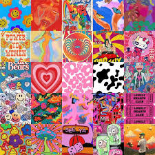 Indie kid wallpapers!!!i hope you enjoyed this video!!!thank you to the person the requested this video comment down below some video ideas!! Indie Kid Hippie Trendy Wall Collage Digital Photos 75pc Etsy Indie Room Decor Hippie Wallpaper Wall Collage