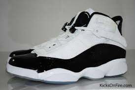 Air Jordan 6 Rings Black And White Air Jordan 6 Six Rings White Dark Concord Black Kicksonfire Com Sneakers Men Fashion Air Jordans Jordans