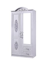 White armoires & wardrobe closets : 2 Door Floral Bedroom Armoires White Buy Online In Angola At Angola Desertcart Com Productid 100006605
