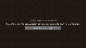 You may also want to try logging out of your account and then logging back in, as this refreshes your profile's authentication and connection with our servers. Mc 227680 Failed To Login Authentication Servers Are Currently Down For Maintenance Jira
