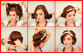 Es sollte zum brautkleid passen und es visuell ergänzen. Schone Einfache Frisuren Mit Haarband Anleitung Zum Selber Machen Haar Styling 20er Frisuren 20er Jahre Frisur