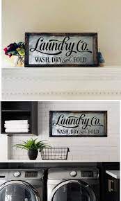 Laundry Room Sign Laundry Sign Laundry Room Decor Laundry Co Wash Dry Fold Sign Farmhouse Decor Fixer Laundry Room Signs Laundry Room Decor Laundry Decor
