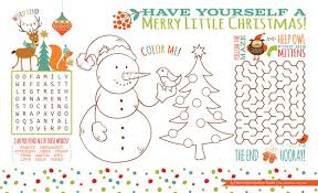 To sweeten the deal for the kids, we also designed personalized labels that you can stick onto a box of crayons. Free Printable Christmas Paper Placemats Novocom Top