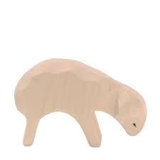 ostheimer bauernhof schaf fressend 11603 holztiere ostheimer shop schafe holztiere und krippenfiguren