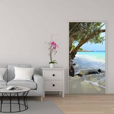 Wir bieten im bereich wohnen eine große auswahl für jeden geschmack ➤ jetzt shoppen auf heine.de. Wandmotiv24 Turtapete Ruhiger Und Friedlicher Strand Provinz Rayong Sticker Fur Turen Tur Bilder Aufkleber Deko Wohnung Modern M0899 Landschaft Fototapeten Gunstig Kaufen