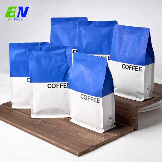 Flat Bottom Coffee Bags | Custom Printed Coffee Packaging