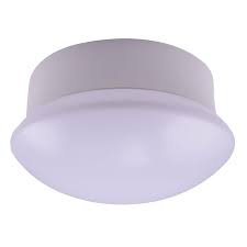 Find great deals on ebay for ceiling mount flush lights. Utilitech 6 9 In White Integrated Led Flush Mount Light Energy Star In The Flush Mount Lighting Department At Lowes Com