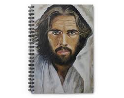 King Jesus Spiral Notebook, Crown King Jesus, Christian Notebook, Rose  Crown, Church Note Pad, Floral, Unisex, Sketch Pad