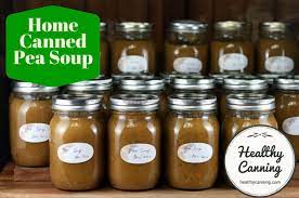 Home Canned Pea Soup Healthy Canning