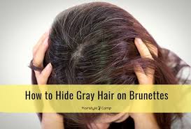 If you thought grey hair could be concealed only by colouring it, think again. How To Hide Gray Hair On Brunettes Hairstylecamp