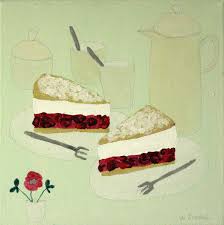 Für den teig die eigelbe mit zucker, vanillezucker und butter schaumig… Hansen Jensen Torte Ulrike Crodel