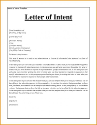 Sample Letter Of Intent Letter To Teacher Letter Of Intent Letter Sample
