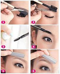 guides how to draw my eyebrows step