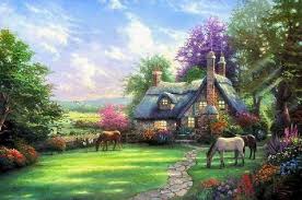 Maybe you would like to learn more about one of these? Ebluejay Thomas Kinkade A Perfect Summer Day Cross Stitch Pattern Look