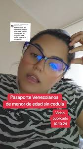 Trámites para Pasaporte Venezolano de Menores de Edad sin Cédula