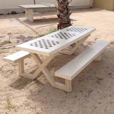 Te ofrecemos los mejores juegos de mesa para jugar online: Mesa De Juegos De Ajedrez Modelo Picnic Hormigones Y Polimeros
