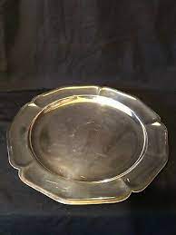International silver co handmade silver plated champaigne wine ice chip bucket. International Silver Company Silver Plated Round Scalloped Platter Tray 4272 Ebay