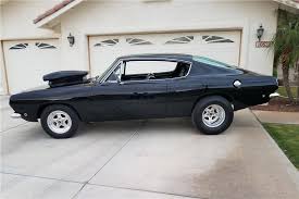 Image result for Black 1968 Barracuda