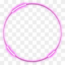 Neon Round Pink Freetoedit Circle Frame Border Blue Neon Circle Png Transparent Png Circle Png Neon