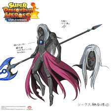 Dragon ball heroes characters villains. Sealas New Form Designed By Toyotaro For Super Dragon Ball Heroes World Mission Dbz