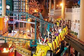 Visitors can explore over 50 types of rides, including roller coasters, ferris wheels, swings, carousels, trains, cars and ships that. What To Expect At Skytropolis Indoor Theme Park A Wonderfly Blog