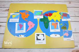 How To Learn The 7 Continents With Free Continent Printables The Natural Homeschool