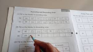 nirs cbse class ukg subject maths worksheet book ascending and descending order pg no 8 youtube