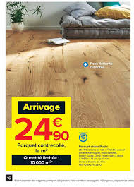 Couche d usure parquet contrecollé. Offre Parquet Contrecolle Parquet Chene Piada Chez Castorama
