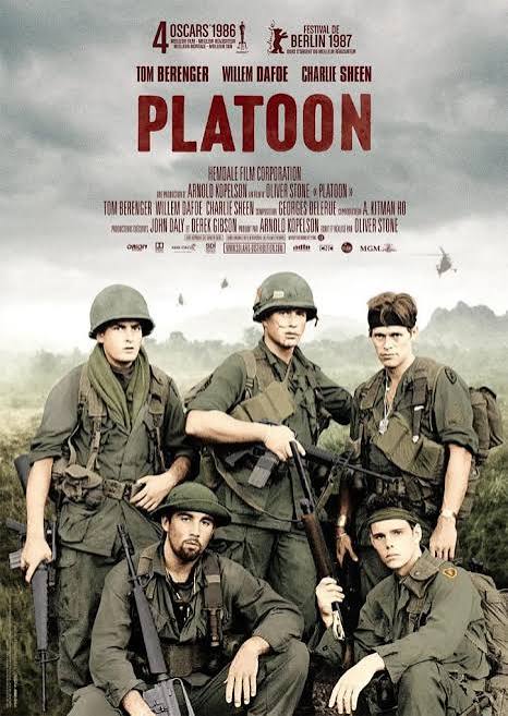 Platoon (1986) My second favorite war movie of all time. : r/80smovies