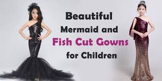 Pin On Mermaid Fish Cute Gown For Kids