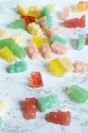 I do not eat regular gummy bears because they are made with gelatin which is a protein formed by boiling the skin, bones, and connective tissue of animals (yuck!). Vegan Gummy Bears Bakedbyclo Vegan Dessert Blog