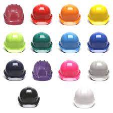 Colorful Hard Hats Ready To Be Customized Perfect For Adding Color To Your Groundbreaking Celebration Hard Hats Tool Belt Custom