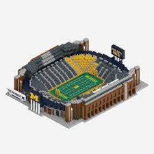 Michigan Wolverines Football Stadium Lego Type 3d Building Set Ncaa Age 12 New