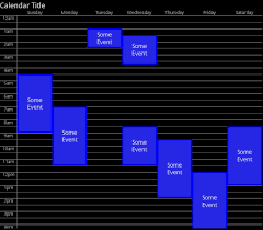 How Can I Create A Weekly Calendar View For An Android Honeycomb Application Stack Overflow