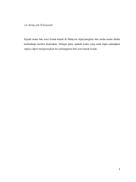 Ham itu sangat penting untuk sebuah negara guna mensejahtarakan rakyatnya bahkan di indonesia sendiri sudah ada dibangun badan untuk mengurus. Esei Hak Asasi Kanak Kanak Done