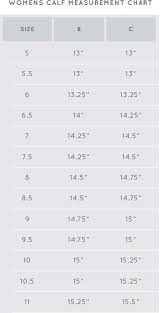 36 Faithful Womens Boot Width Size Chart