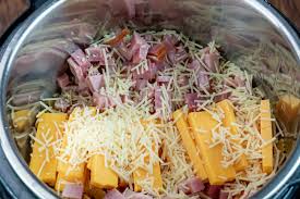 Place lid on instant pot. Ham And Cheddar Pasta Pressure Cooker Mama Needs Cake