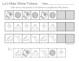 Winter Pattern Activities For Kids Google Search Pattern Worksheet Preschool Pattern Worksheets Math Patterns
