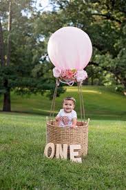 1st Birthday Outdoor Birthday Photoshoot Ideas For Adults A Floral Hot Air Balloon First Birthday Balloon Birthday Themes First Birthday Balloons First Birthday Party Themes
