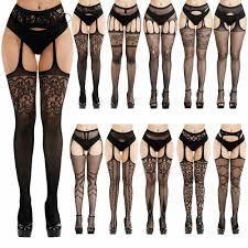 Red rose tattoo f purple rose tattoo f: Buy Online Hot Sale Erotic Stockings With Garter Belt For Women Fishnet Pantyhose Plus Size Thigh High Socks Sexy Lingerie Alitools